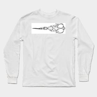 Vintage sewing scissors Long Sleeve T-Shirt